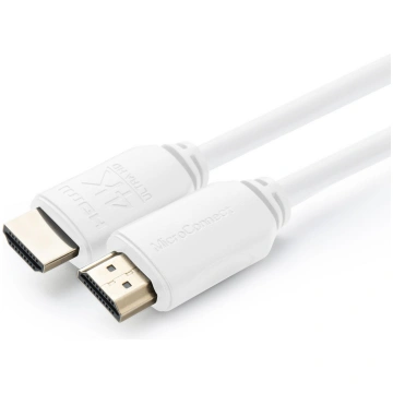 MicroConnect HDMI Cable 4K, 0.5m white MC-HDM19190
