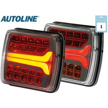 Piekabes LED aizmugures lukturis, labais 12V AUTOL