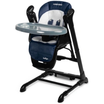 Barošanas krēsls Caretero Indigo, zila krās./melna