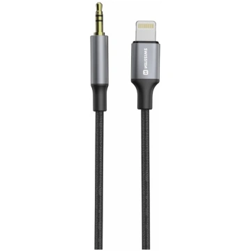 Swissten Audio Adapter Textile Lightning - 3.5mm V