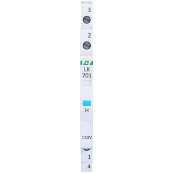 FF Lampka modulowa 1-fazowa niebieska 110V AC 1/2 
