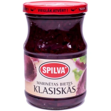 Bietes marinētas klasiskās "Spilva" 580g
