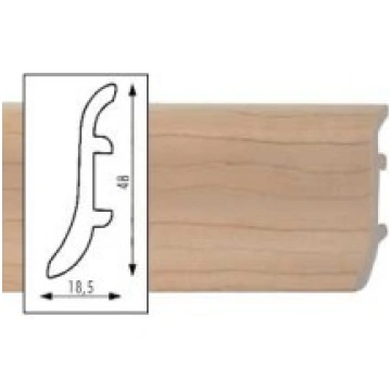 Klon (kļava) PVC Grīdlīste LSP1 Marbet Design