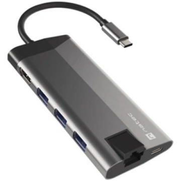 Natec | USB-C Multiport Adapter | NMP-1690 | Grey