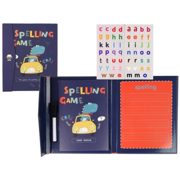Izglītojoša grāmata ar burtu magnētiem Lean Toys, 