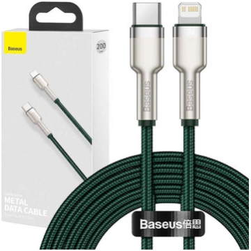 Baseus USB-C cable for Lightning 2m Green (CATLJK-