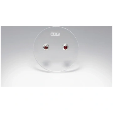 SILVER EARRINGS WITH GARNETS VERBA