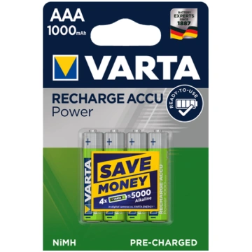 Baterijas lādējamas AAA,VARTA Accu Power 1000 mAh,