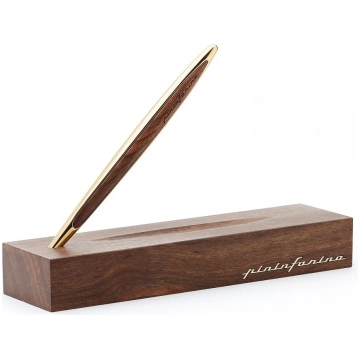Mūžīgā pildspalva Pininfarina Cambiano Wood, zelta