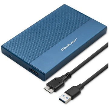 Qoltec Aluminium Enclosure | SSD HDD 2.5'&apo