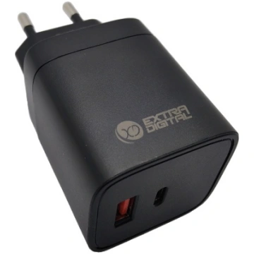 Charger EXTRA DIGITAL GaN USB Type-C, USB Type-A: 