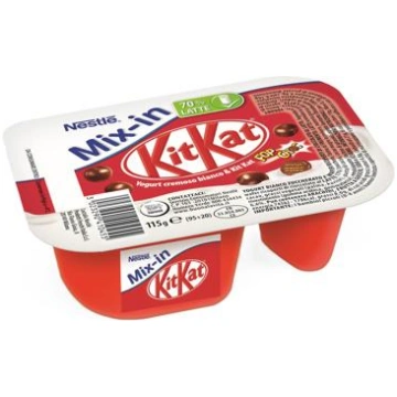 Jogurts KITKAT ar vafelēm glazurā 115g