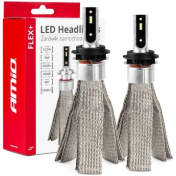 LED auto spuldzes FLEX+ Series H7-1 canbus 6000K 1