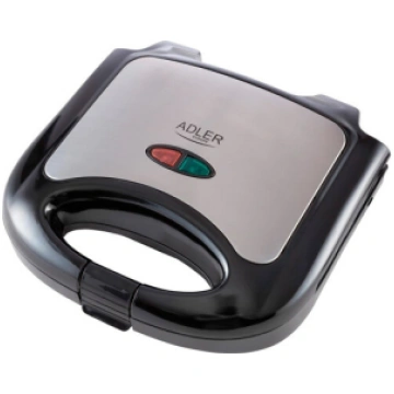 Adler AD 3015 sandwich maker 750 W Black, Silver