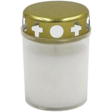 Candela Memorial Candle with Cap, White 24100100