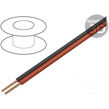 Wire: loudspeaker cable | 2x0.35mm2 | stranded | O