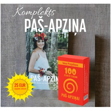 JAUNUMS!!!! Komplekts "PAŠ-APZIŅA" (grāmata + kart