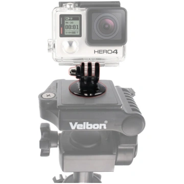 Sports Camera Mount with GoPro Tripod Mount - Blac