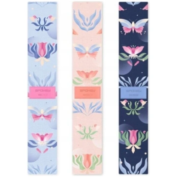 Fitnesa joslu komplekts Spokey The Bloom Set, dažā