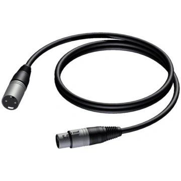 PROCAB CABLE XLR MALE-XLR FEMALE 3 M