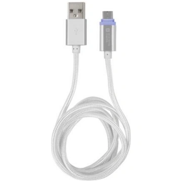 Cable Extreme Media micro USB BM-AM 2.0 1m srebrny