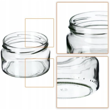 10x jar 250ml stikla burkas konserviem ievārījuma 