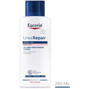 EUCERIN UreaRepair Plus 5% ķermeņa losjons ar nomi