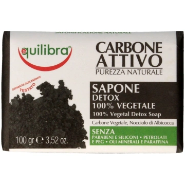 Equilibra cleansing soap with active carbon 100g (