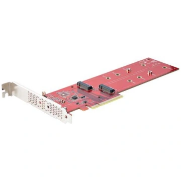 StarTech.com Dual M.2 PCIe SSD Adapter Card, PCIe 