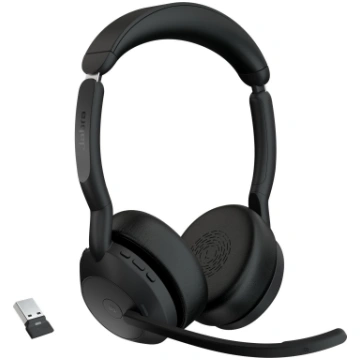 Vadu austiņas Jabra Evolve2 55, melna krās