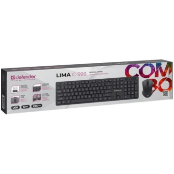 Defender MOUSE + KEYBOARD SET LIMA C-993 RF 45996