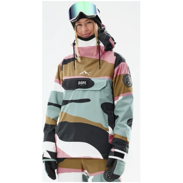 Dope Blizzard W Ski Jacket Women Shards Gold Muted