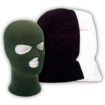 Maska Balaclava triju caurumu (balta) Mil-tec