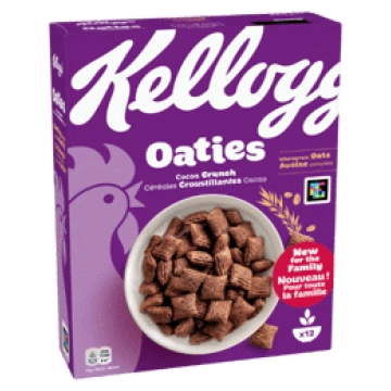 Sausās brokastis auzu kakao KELLOGG'S 360g