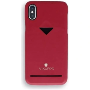 Vixfox Card Slot Back Shell for Iphone XSMAX ruby 