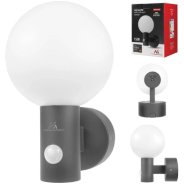 Maclean MCE515 GR LED fasādes lampa ar kustības se