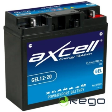 Axcell Akumulators Garden GEL 20Ah 180A +/- 12V (A