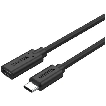Kabelis Unitek Extension Cable USB-C C14086BK, 0.5
