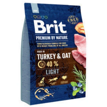 Brit Premium By Nature Light (Tītars/Auzas), 3 Kg