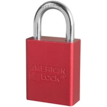 S1105RED | Anodized Aluminium Padlocks - American 
