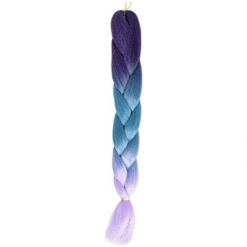 Kanekalons Sintētiskās Ombre Afro Bizes Frizūrām 6