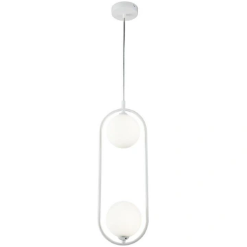 Maytoni MOD013PL-02W - Lustra ar auklu RING 2xG9/2