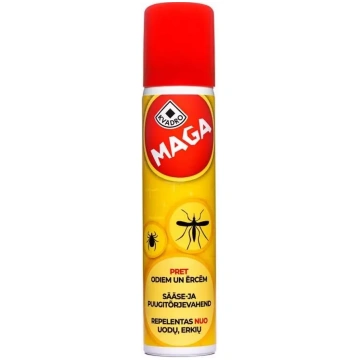 Repelents odiem un ērcēm "MAGA", 100ml (Kvadro)