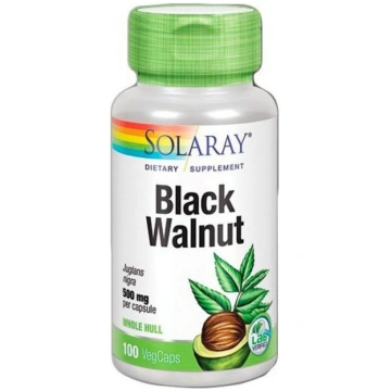 Black Walnut 100 Vegetable Capsules Solaray