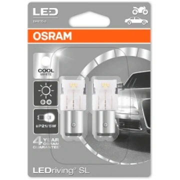 LED spuldzes P21/5W, 1.7W, 6000K, LEDriving SL sēr