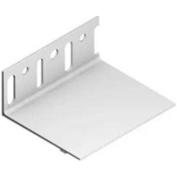 Cokola starta profils EJOT PVC, 8 cm, 200cm, balts