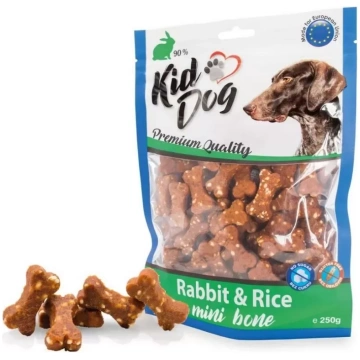 KIDDOG truša gaļas kauliņi ar rīsiem 250g