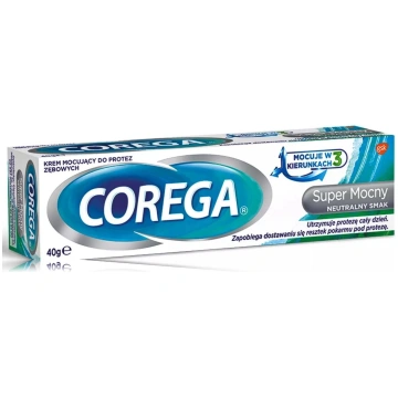Corega Extra Strong Denture Fixing Cream īpaši spē