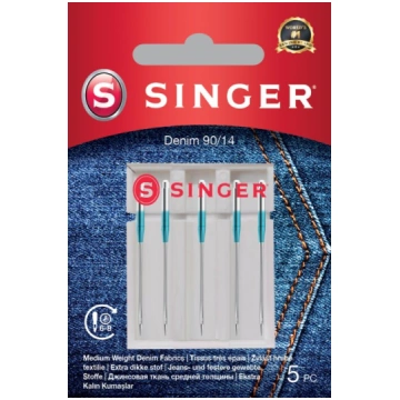 Singer Denim Needle 90/14 5PK