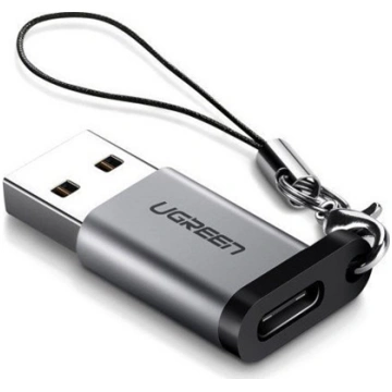 Adapter USB Ugreen US276 USB-A - USB-C Srebrny (50